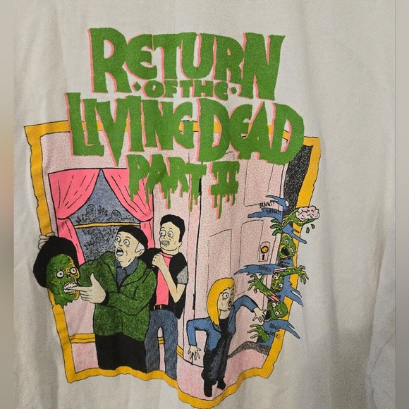 Return of the Living Dead Part II T Shirt Mens Size 4XL Big & Tall horror Tee - Picture 2 of 7
